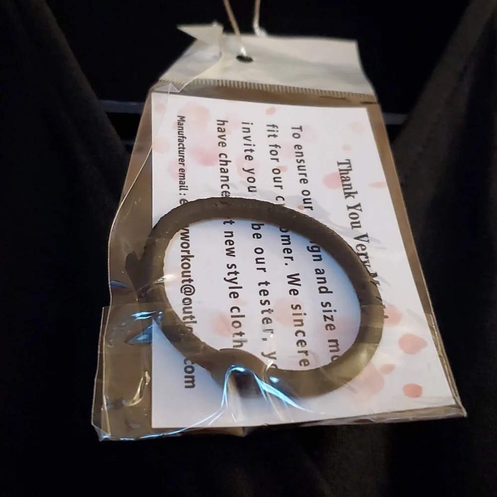 Wrap Dress Women Casual V Neck Black Party Swing A-Line Faux  MED - Picture 5 of 6